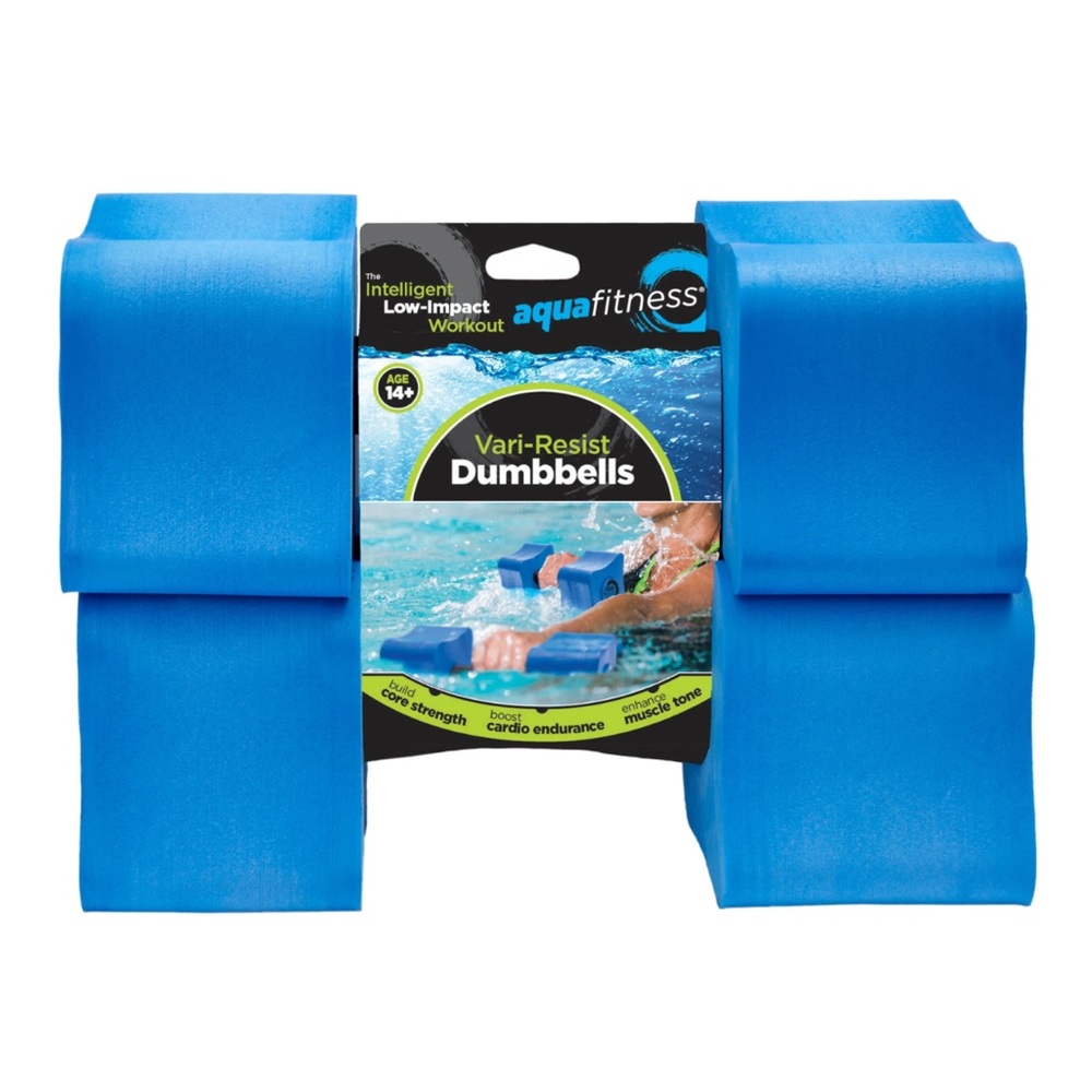 NWT Aqua Blue Vari-Resist Dumbbells